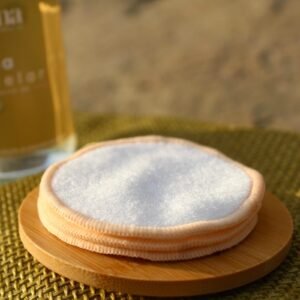 Pads desmaquillantes reutilizables de bambú